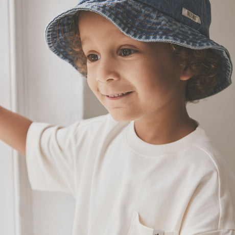 Huttelihut Navy Blazer Spand Hue Denim