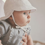 Huttelihut Antique White Summer Hue Embroidery