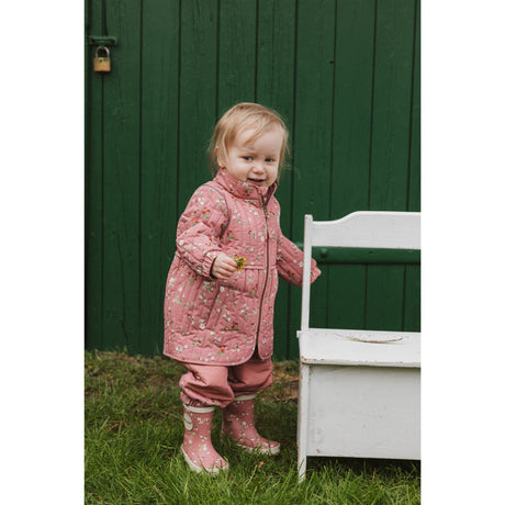 Petit Piao Dusty Rose Strawberry AOP PPEver Thermo Bukser