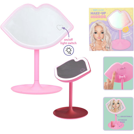 TOPModel Candy Glam Make-Up Spejl M/LED