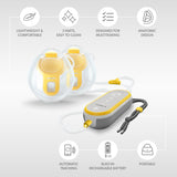 medela Freestyle Hands-Free Dobbelt Elektrisk Brystpumpe