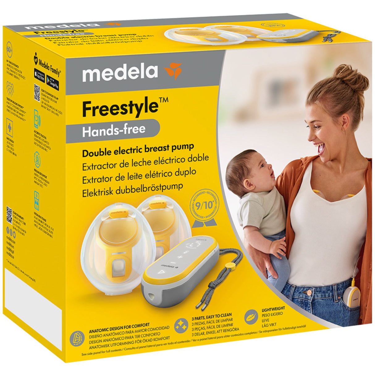 medela Freestyle Hands-Free Dobbelt Elektrisk Brystpumpe