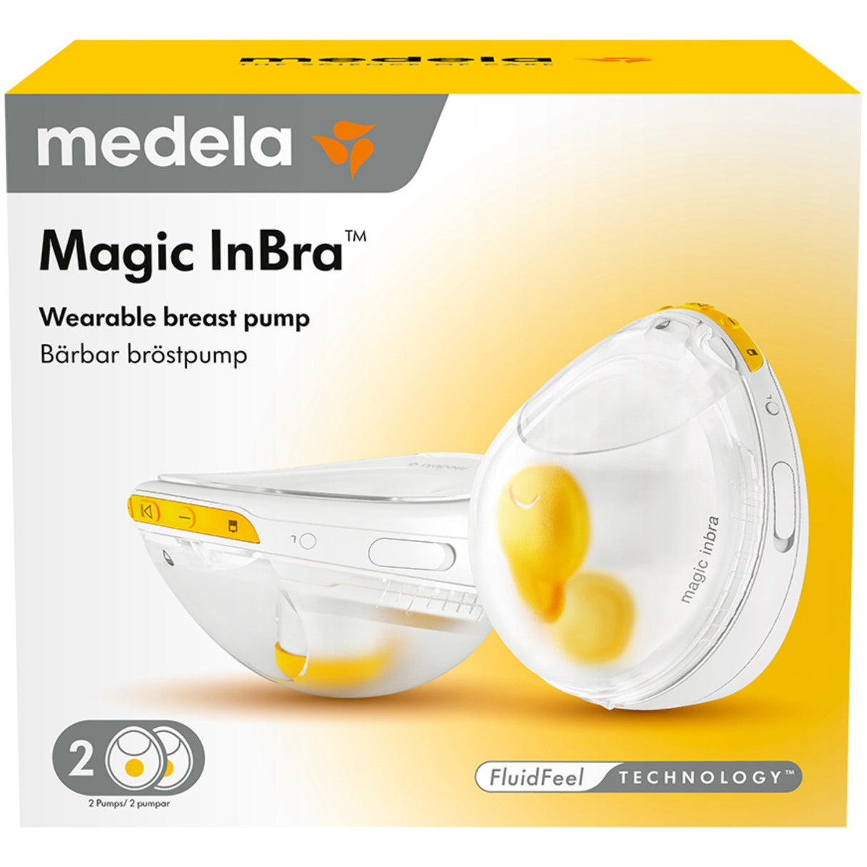 medela Magic Inbra Bærbar Dobbelt Elektrisk Brystpumpe