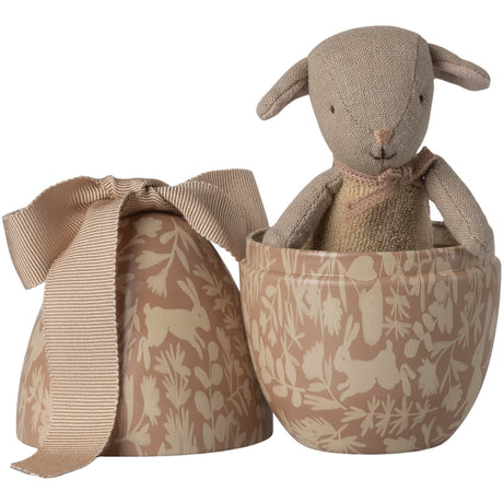 Maileg Påskeæg Med Mikro Lam, Small - Rosa