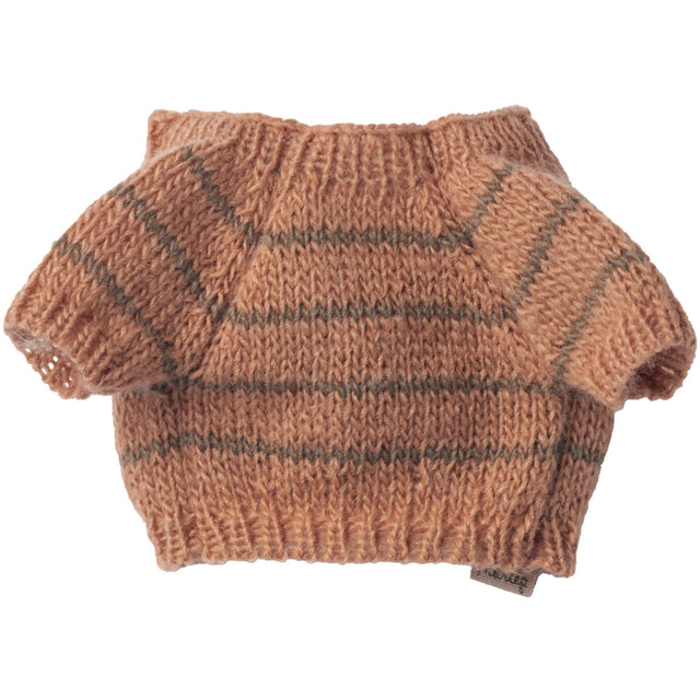 Maileg Hvalpetilbehør , Small, Strikket Sweater - Koral