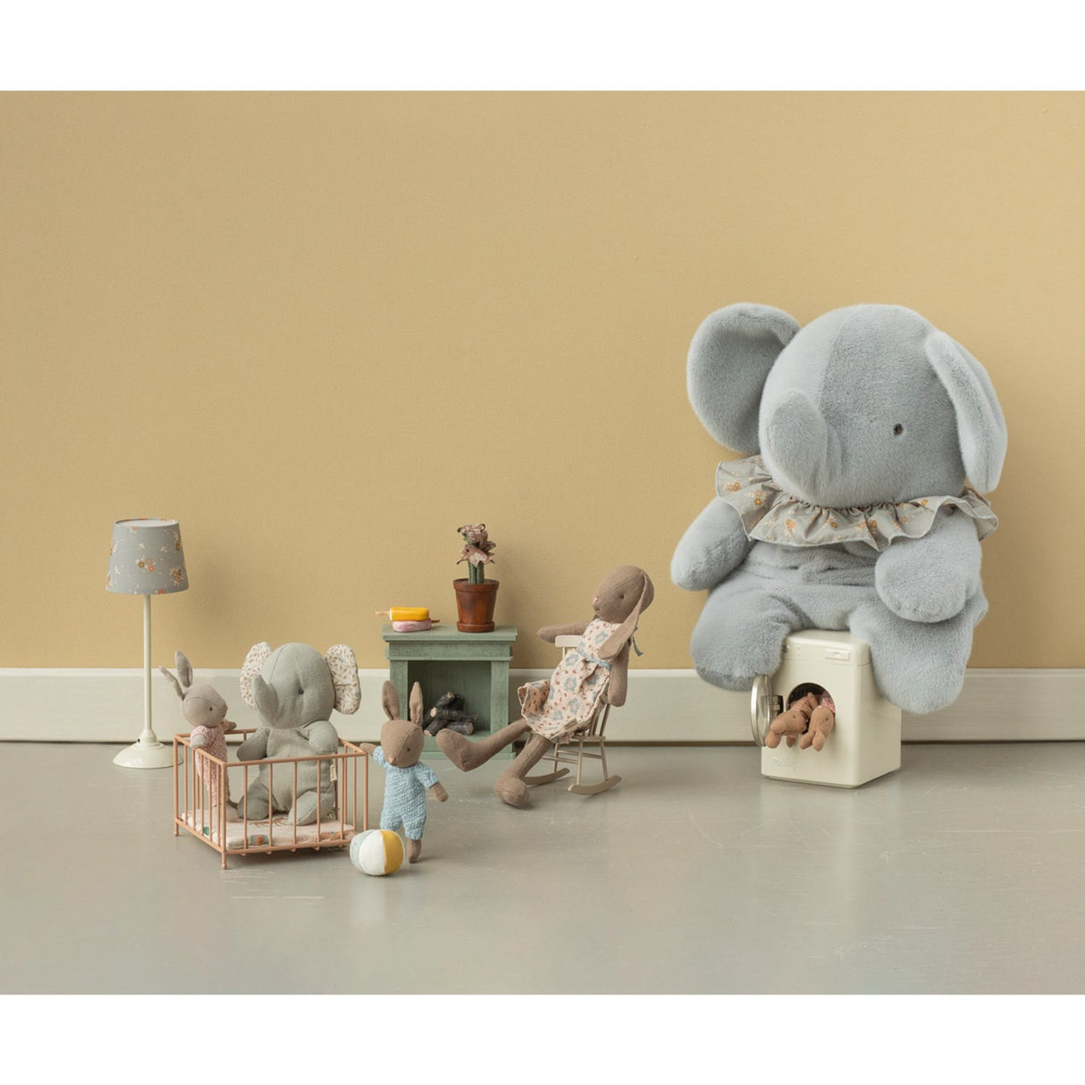 Maileg Kravlegård, Mikro - Mørk Rosa