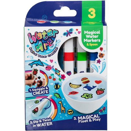 Water Art Sæt Med 3 Tuscher