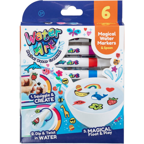 Water Art Sæt Med 6 Tuscher
