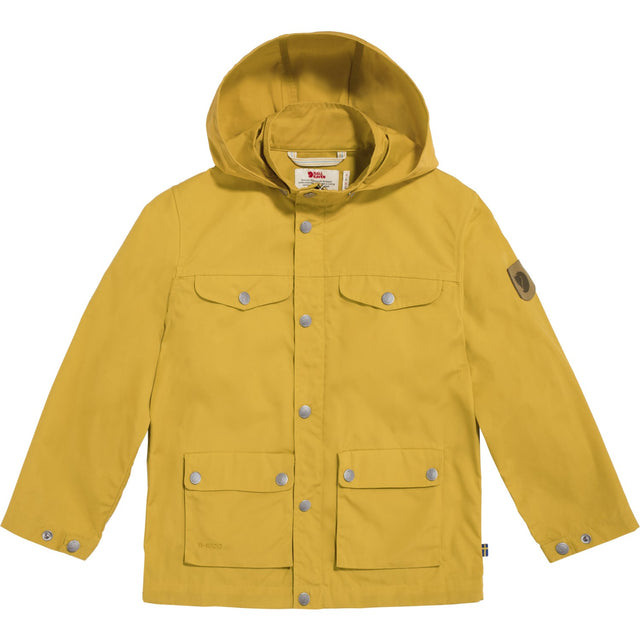 Fjällräven Mustard Yellow Kids Greenland Jakke