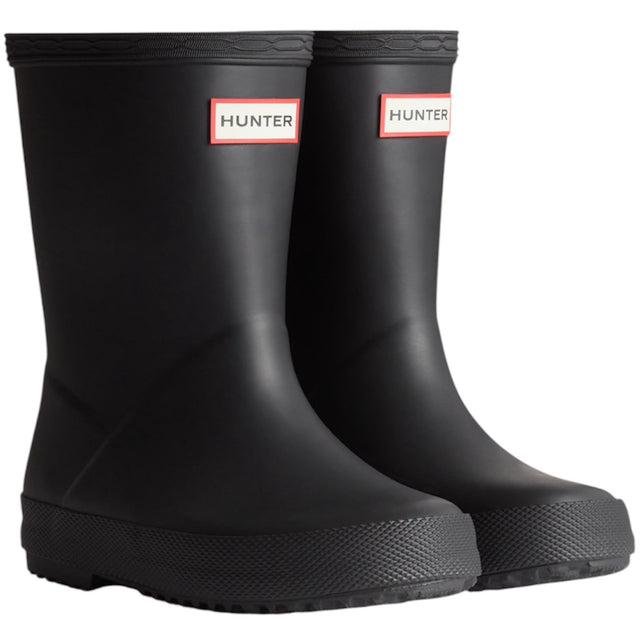 Hunter Black Kids First Gummistøvler