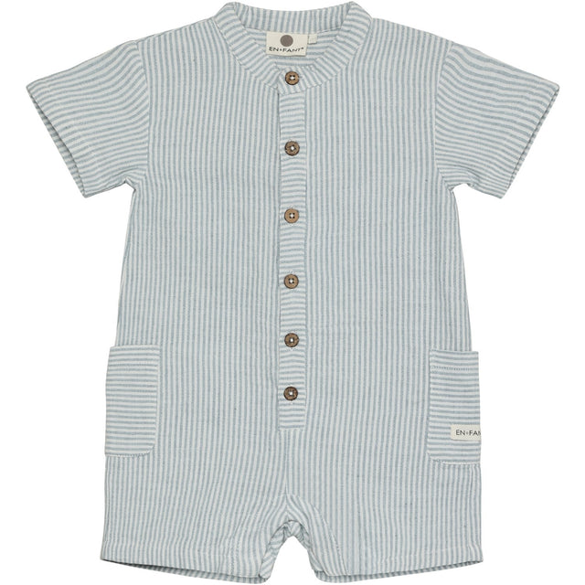 En Fant Citadel Playsuit Muslin Stripe