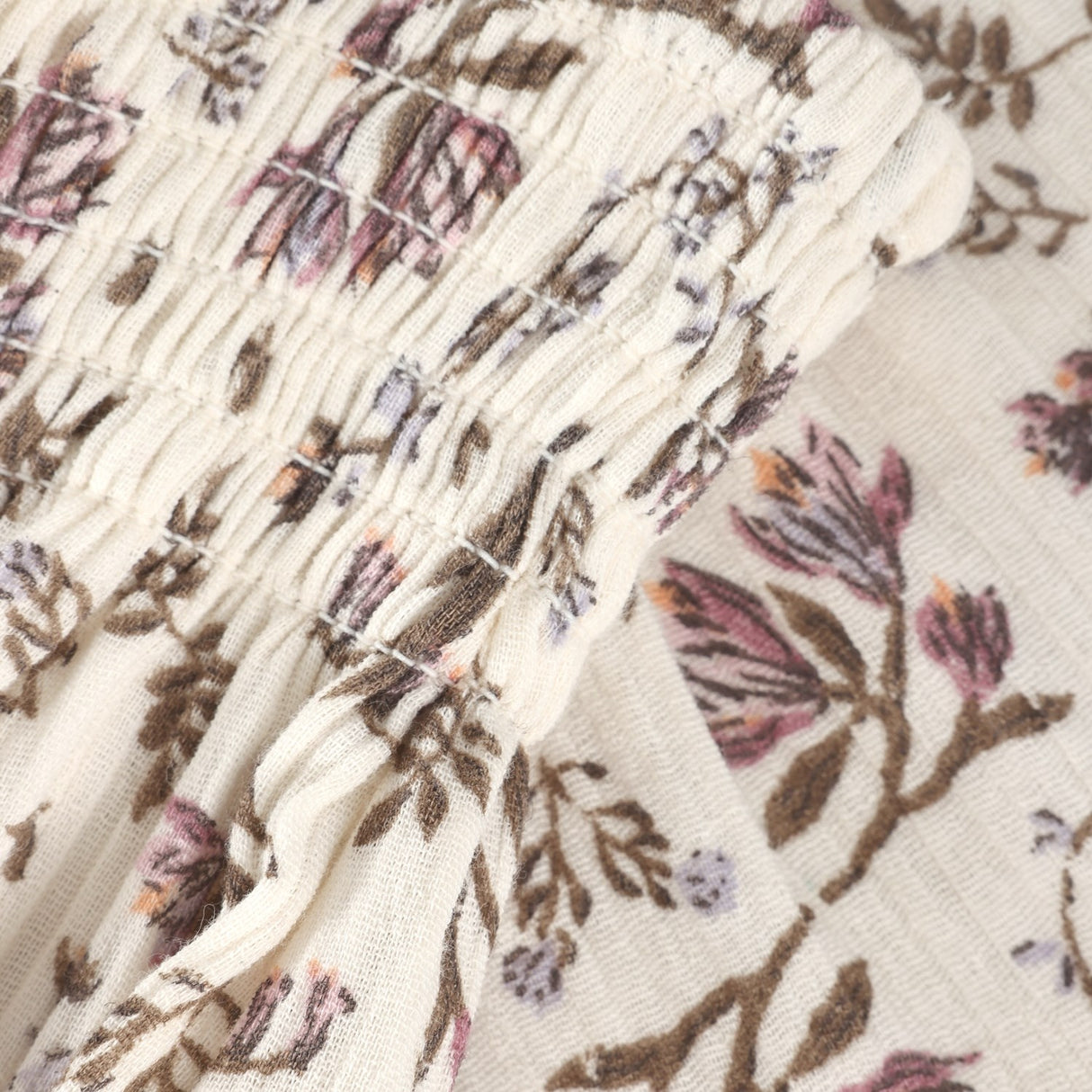 En Fant Eggnog Nederdel Floral Woven