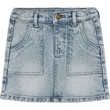 En Fant Light Blue Denim Nederdel Denim