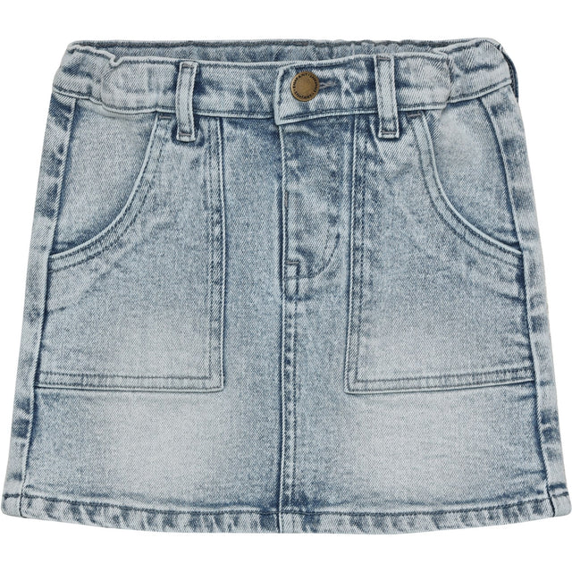 En Fant Light Blue Denim Nederdel Denim