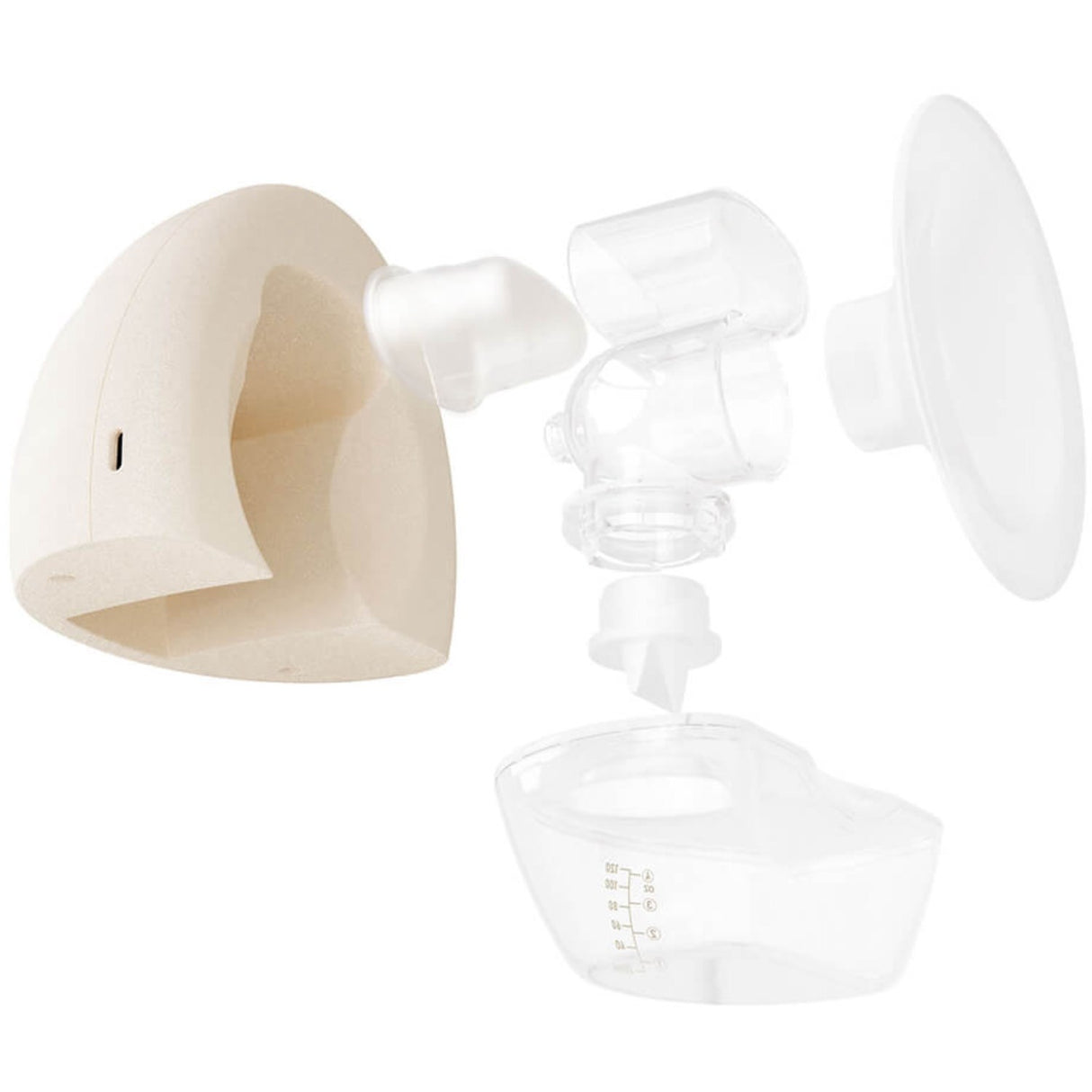 Neno Hvid Brystpumpe Perla Håndfri