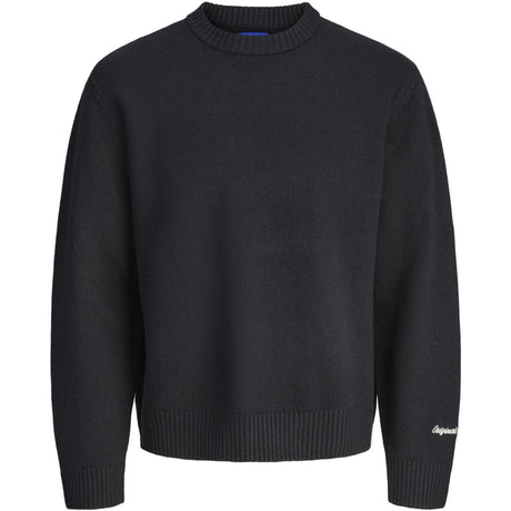 Jack & Jones Junior Black Jornorrebro Strik Crew Neck Sn Jnr