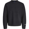 Jack & Jones Junior Black Jornorrebro Strik Crew Neck Sn Jnr