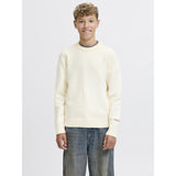 Jack & Jones Junior Sea Salt Jornorrebro Strik Crew Neck Ln Jnr