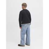 Jack & Jones Junior Black Jornorrebro Strik Crew Neck Sn Jnr