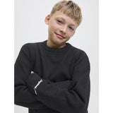 Jack & Jones Junior Black Jornorrebro Strik Crew Neck Sn Jnr