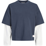 Jack & Jones Junior Outer Space Jcoecho Dobbelt Layered Sweat Cn Jnr
