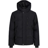 Jack & Jones Junior Black Jcotrace Alpha Puffer Jakke Jnr