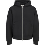 Jack & Jones Junior Black Jcolegacy Sweat Scuba Zip Hætte Sn Jnr