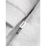 Jack & Jones Junior Light Grey Melange Jcolegacy Sweat Scuba Zip Hætte Sn Jnr