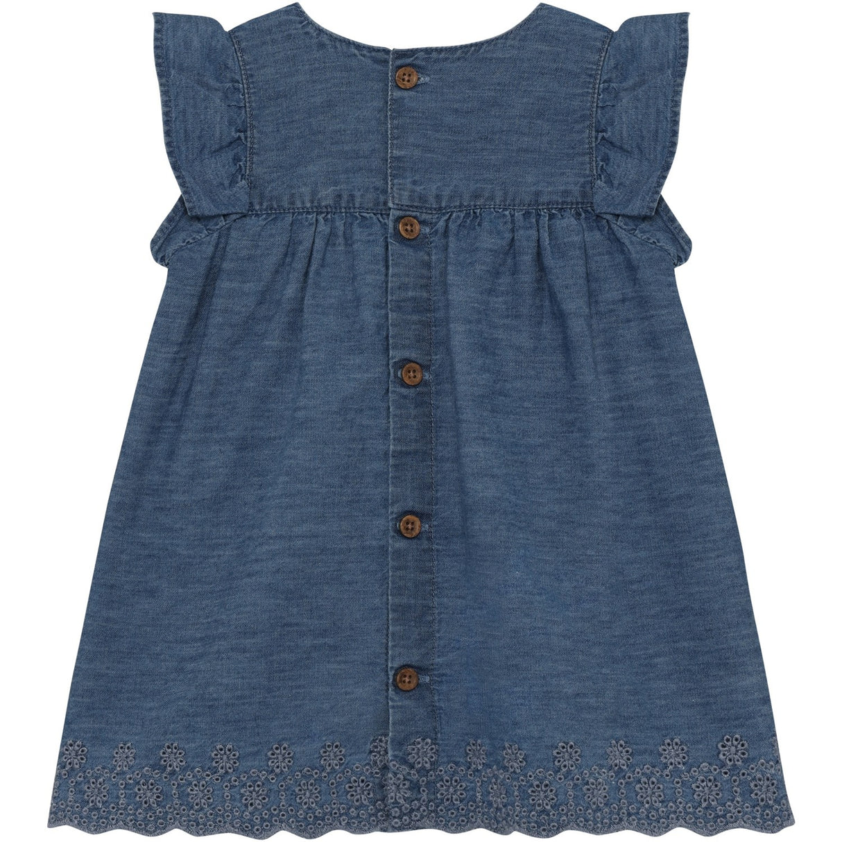 Minymo Faded Denim Kjole Ss Chambray