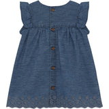 Minymo Faded Denim Kjole Ss Chambray