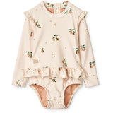 LIEWOOD Peach / Sea Shell Sille Baby Printed Badeheldragt