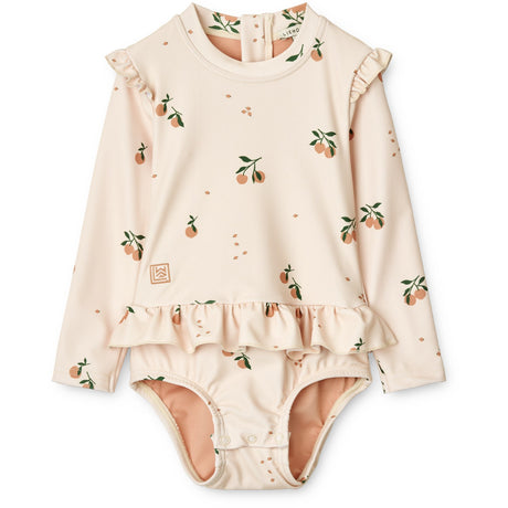 LIEWOOD Peach / Sea Shell Sille Baby Printed Badeheldragt