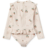 LIEWOOD Peach / Sea Shell Sille Printed Badeheldragt