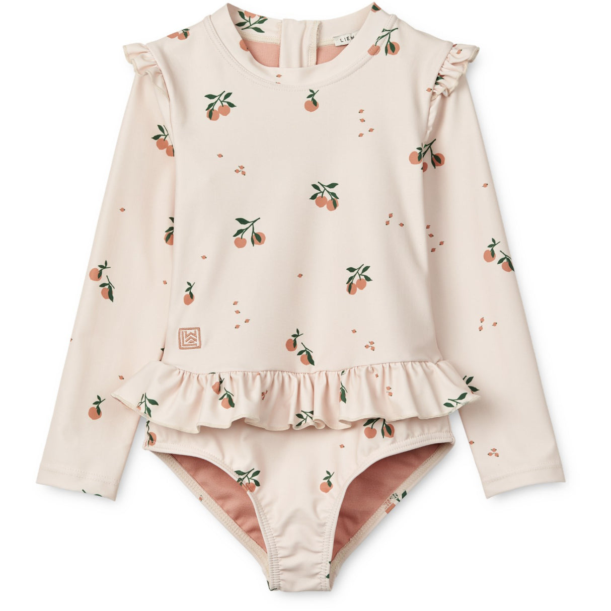 LIEWOOD Peach / Sea Shell Sille Printed Badeheldragt