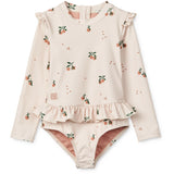 LIEWOOD Peach / Sea Shell Sille Printed Badeheldragt