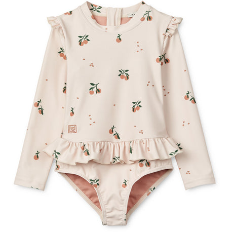 LIEWOOD Peach / Sea Shell Sille Printed Badeheldragt