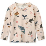 LIEWOOD Sea Creature / Sandy Noah Printed Longsleeve Swim Tee