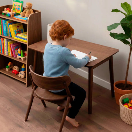 Curve Lab Walnut Desk