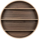 Curve Lab Walnut Round Hylde