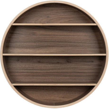 Curve Lab Walnut Round Hylde