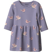 Name It Heirloom Lilac Birds Nbfvandora Ls Kjole Box