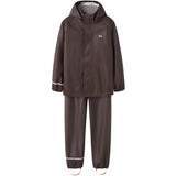 Name It Seal Brown Nkndry10 Rain Sæt Fo Noos