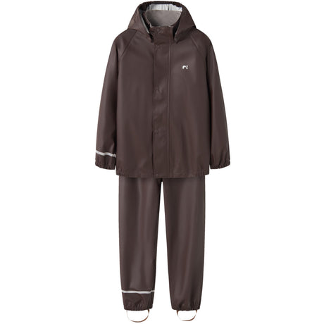 Name It Seal Brown Nkndry10 Rain Sæt Fo Noos