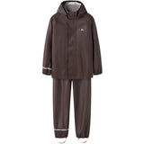 Name It Seal Brown Nkndry10 Rain Sæt Fo Noos