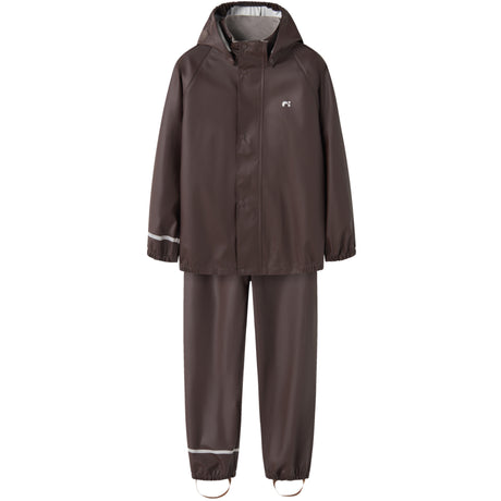 Name It Seal Brown Nkndry10 Rain Sæt Fo Noos