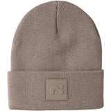 Name It Silver Mink Nknmalik Strik Beanie Badge1