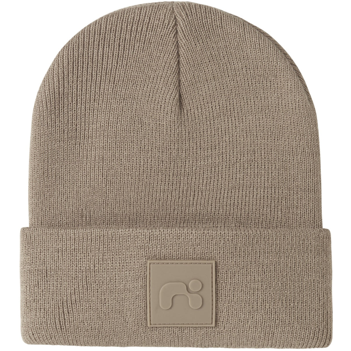 Name It Silver Mink New Badge Nmnmalik Strik Beanie Badge1