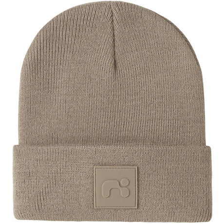 Name It Silver Mink New Badge Nmnmalik Strik Beanie Badge1