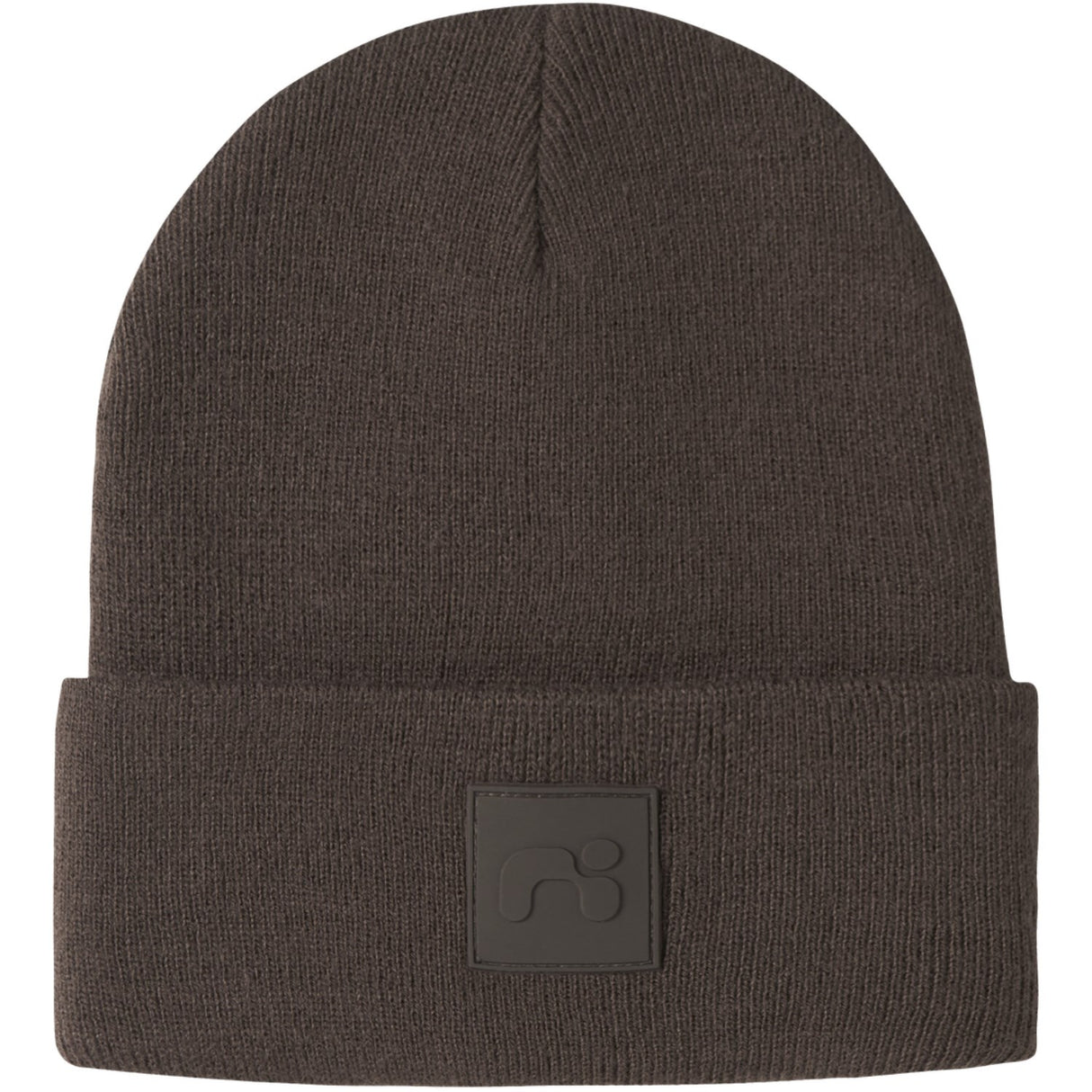 Name It Seal Brown Nmnmalik Strik Beanie Badge1
