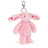 Jellycat Blushkin Blossom Luxe Bunny Taske Charm
